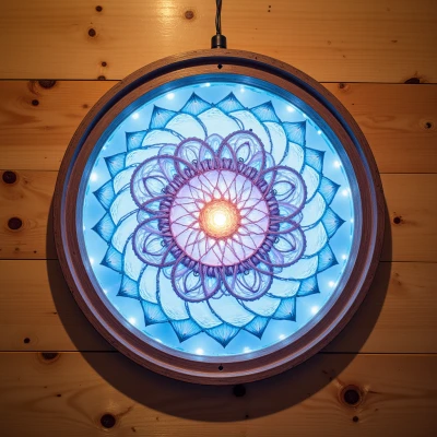 Luminous Yarn Mandala