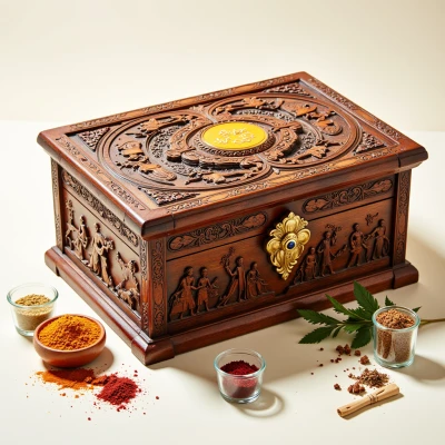 Saffron Sunset Spice Box