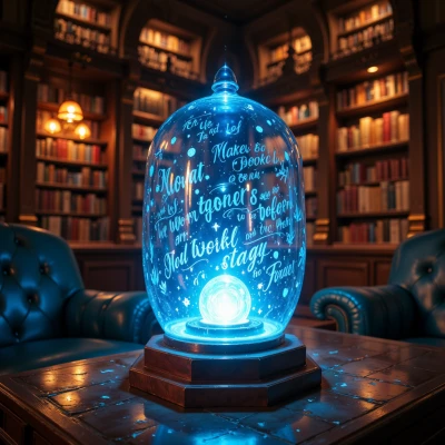 Luminous Literary Lantern