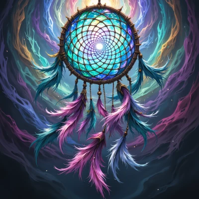 Artistic Woven Dreamcatcher