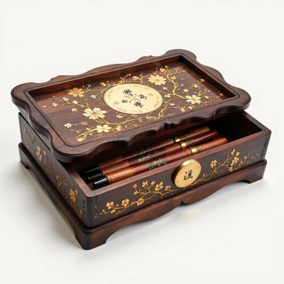 Kimono-Inspired Calligraphy Box