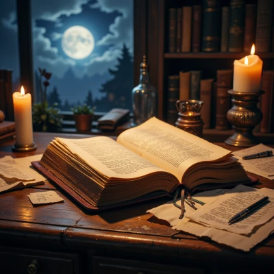 Moonlit Manuscript Journal