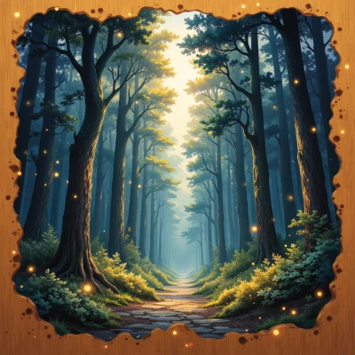 Whispering Woodland Mural