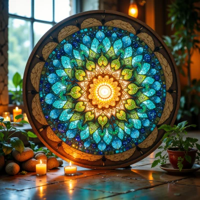 Mindful Mandala Mosaic