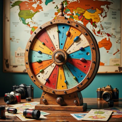 Sunset Spinner Wheel