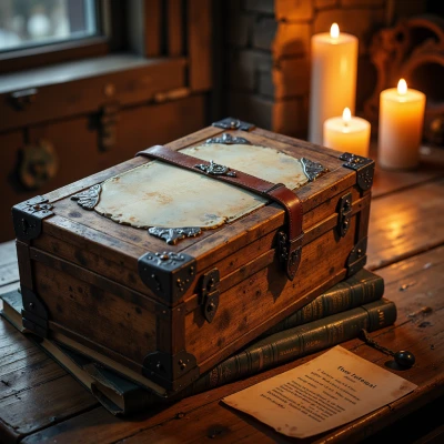 Moonlit Manuscript Box
