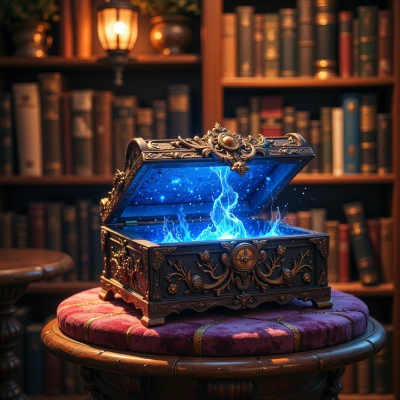 Moonlit Manuscript Box