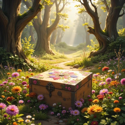 Floral Harmony Apothecary Box