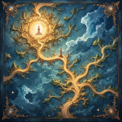 Luminous Wanderer's Map