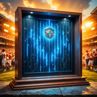 Gridiron Trophy Showcase