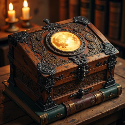 Moonlit Manuscript Box