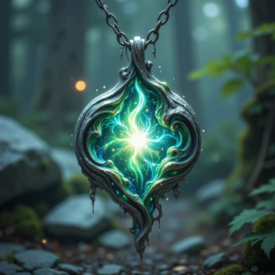 Neon Dreamscape Pendant