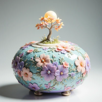 Luminous Moonlit Music Box