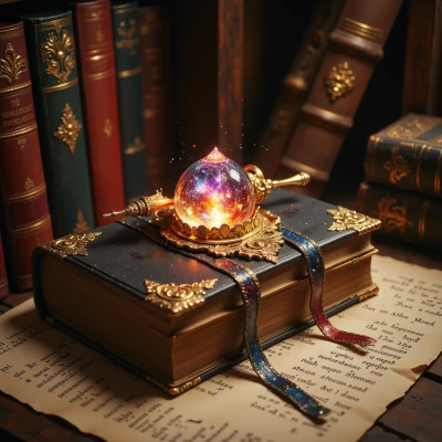 Luminous Leather Bookmark