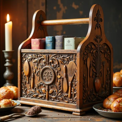 Comforting Cookbook Caddy