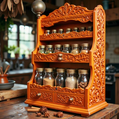 Sunset Spice Rack