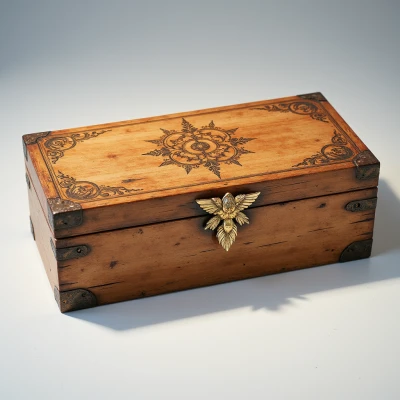 Whispering Wood Woven Box
