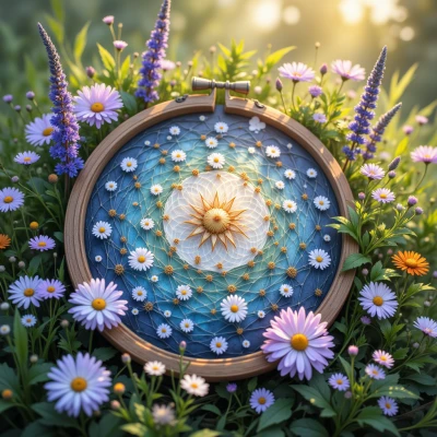 Moonlit Herbal Dreamcatcher