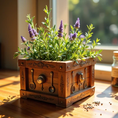 Herb Garden Apothecary Box
