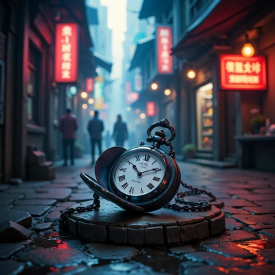 Smoke & Mirrors Pocket Watch