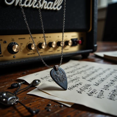 Riff Riot Guitar Pick Necklace