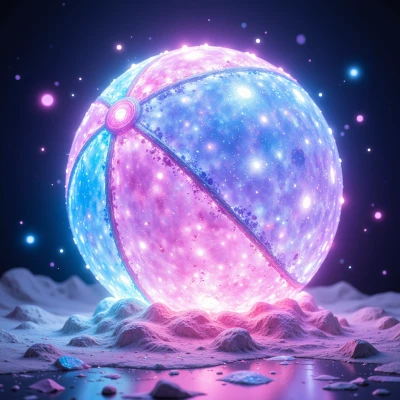 Glittering Groove Ball