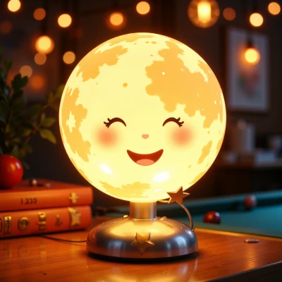 Laughing Luna Lamp