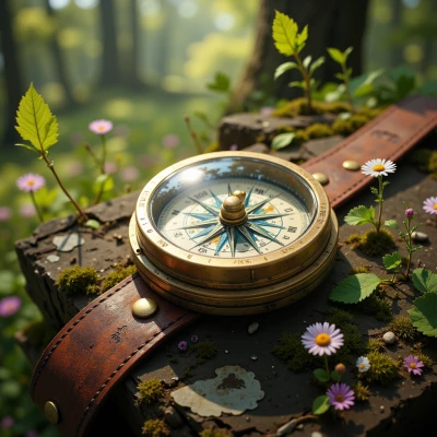 Trailblazer Compass Necklace