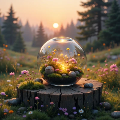 Moonlit Meadow Terrarium