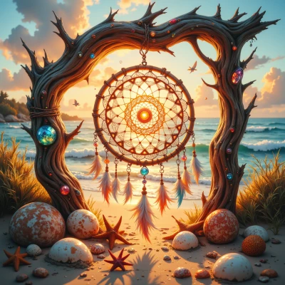 Luminous Ocean Dreamcatcher