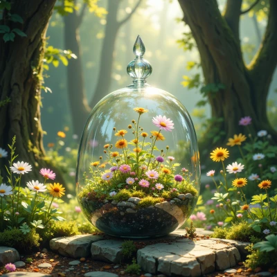 Petite Botanical Terrarium