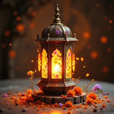 Saffron Sunset Lantern