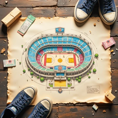 Sports Stadium Blueprint