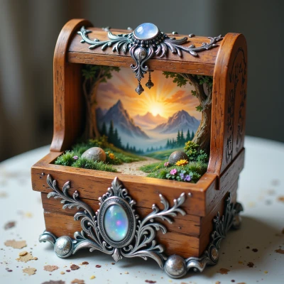Moonlit Serenade Music Box