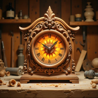 Wooden Timekeeper