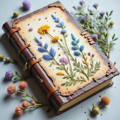 Wildflower Woven Journal