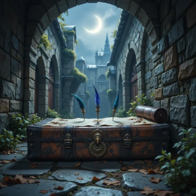 Moonlit Quill Satchel