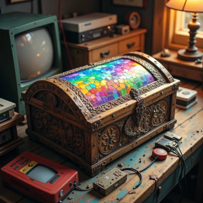 Pixelated Treasure Box