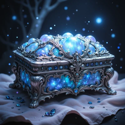 Moonlit Mosaic Box