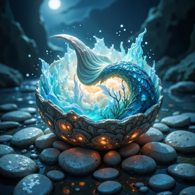Moonlit Mermaid's Treasure Box