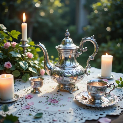 Whispering Vortex Tea Set