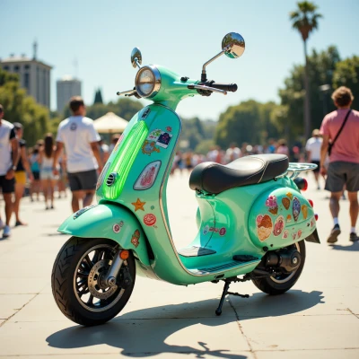 Green Goddess Scooter