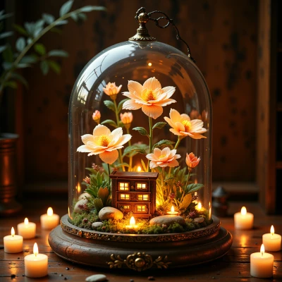 Luminous Book Garden