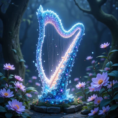 Luminous Resonance Harp
