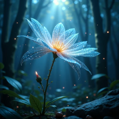 Luminous Code Blossom