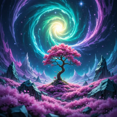 Glitchy Galaxy Terrarium