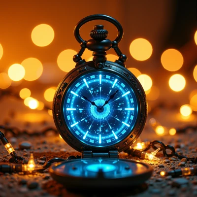 Pixeled Pocket Watch