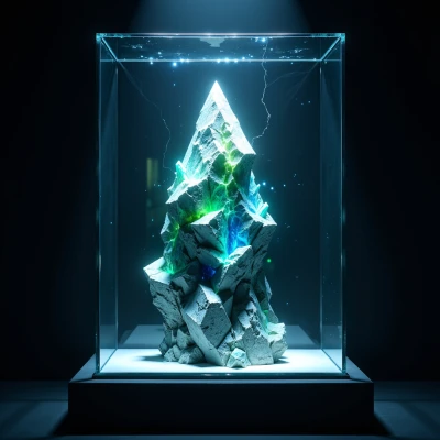 Aurora Crystal Sculpture