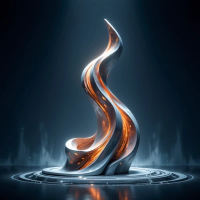 Fluid Movement Sculpture