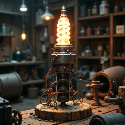 Spark Plug Sculpture